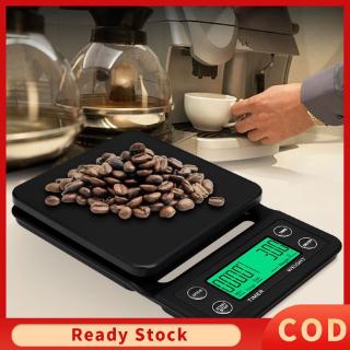Cân cà phê kỹ thuật số nhỏ gọn 3kg / 0.1g 5kg / 0.1g