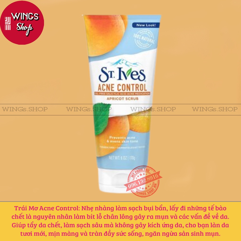Sữa Rửa Mặt Tẩy Tế Bào Da Chết St.Ives 170g