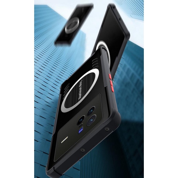 Ốp Điện Thoại Cứng Viền Silicon Mềm Chống Sốc Làm Mát Chơi Game Cho VIVO X80/Pro