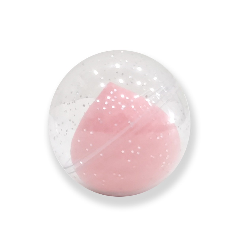 [Hàng mới về] Mút Trang Điểm Mềm Mại Hình Quả Đào Lấp Lánh Ánh Sao Độc Đáo