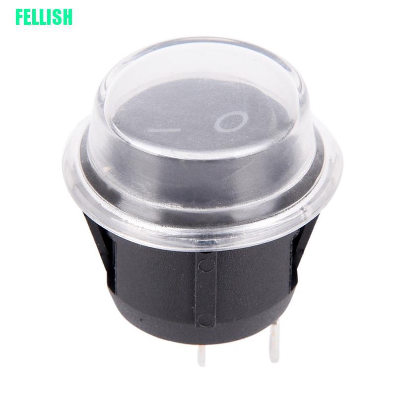 1 Công Tắc Đòn Bẩy 2 Chấu On-Off Spst Tròn Chống Nước Cho Xe Hơi