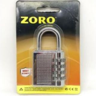 Ổ khóa inox Zoro 4 số lớn