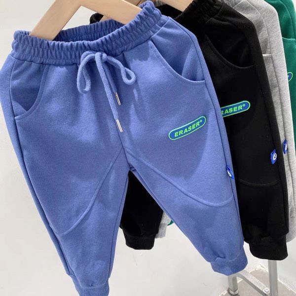 Quần Nỉ Aser Phong Cách Hàn Quốc Quần Nỉ Da Cá In Chữ Cực Đẹp Cho Bé Từ 8Kg Đến 34Kg Thời Trang Trẻ Em Ken Store