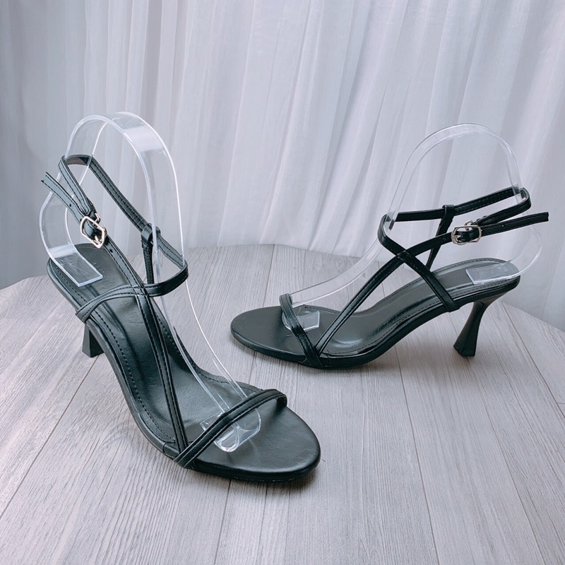 Sandal cao gót 7cm quai mảnh thời trang - s118