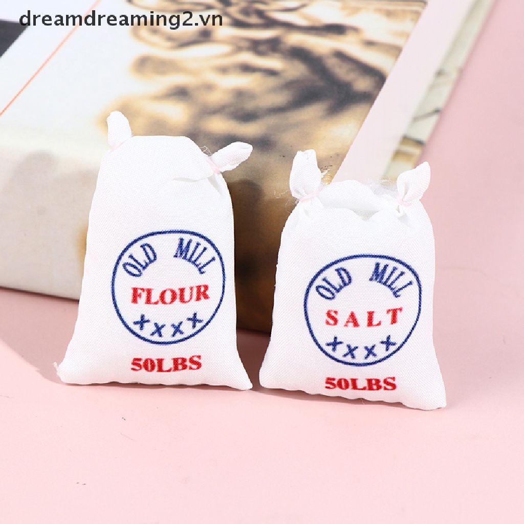 Bộ 2 Túi Muối mini Cho Búp Bê