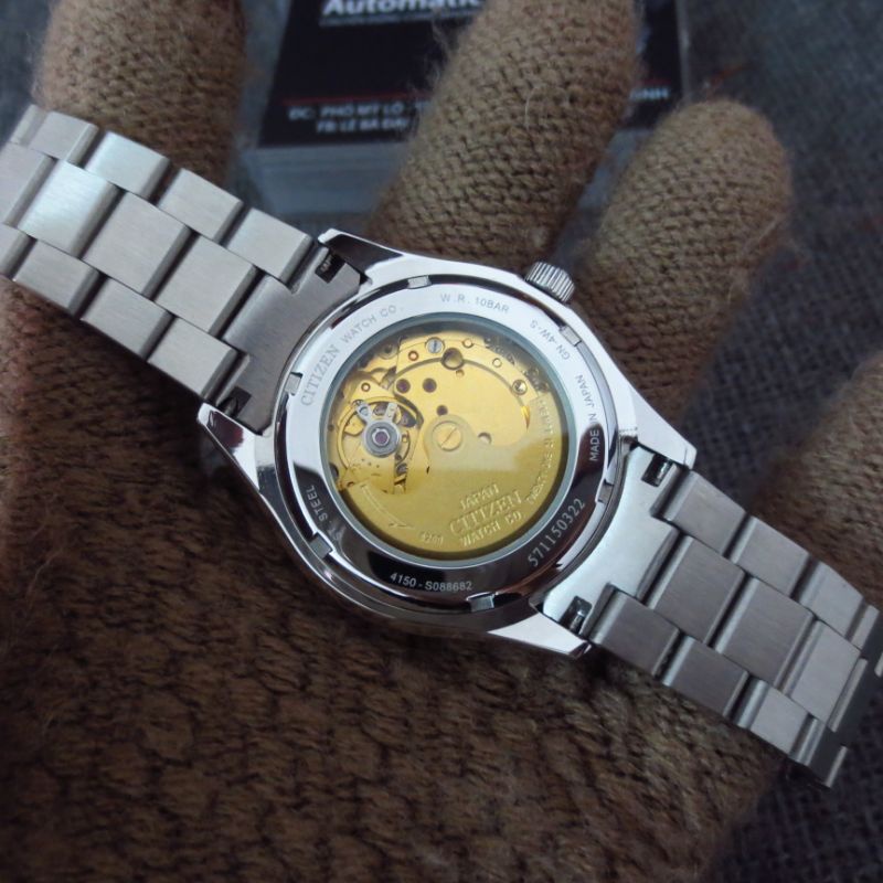 ĐỒNG HỒ CƠ NAM CITIZEN AUTOMATIC TỰ ĐỘNG NẠP CÓT NHẬT BÃI XỊN