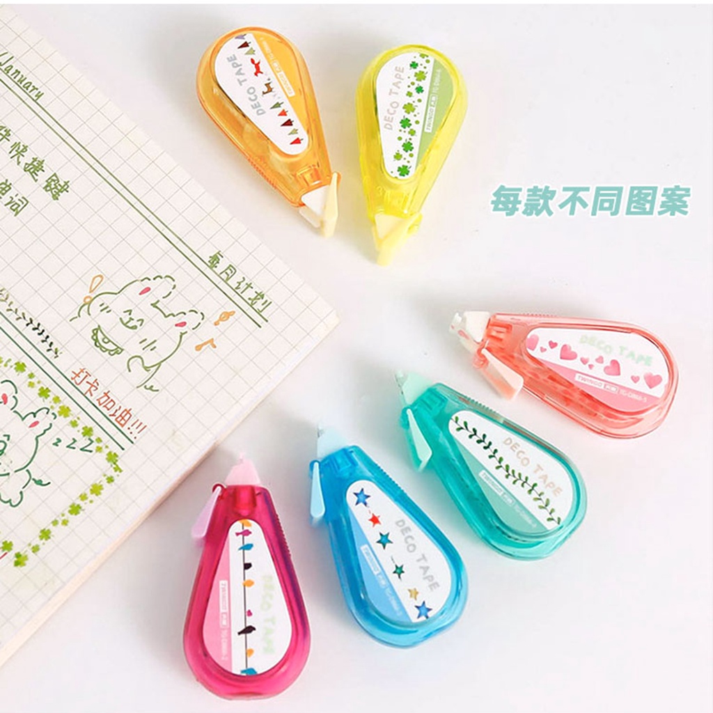Băng Keo Dán Mini Dùng Trang Trí Sổ Tay Nhật Ký DIY