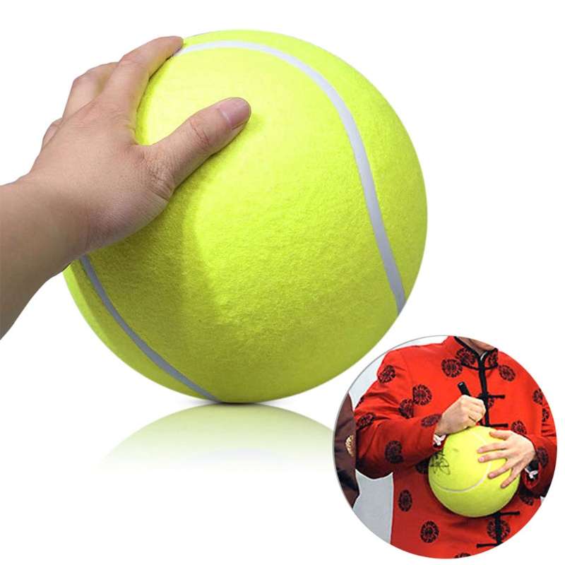 Bóng Tennis Cao Su Bơm Hơi Cỡ Lớn Cho Huấn Luyện Thú Cưng