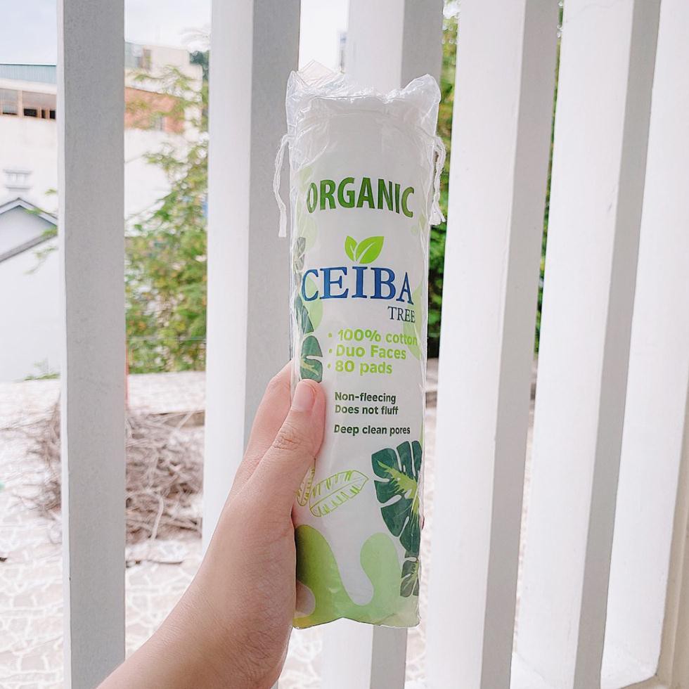 [Có sẵn] Bông Tẩy Trang Hữu Cơ Ceiba 80 Miếng Organic Tree (chính hãng có VAT) | BigBuy360 - bigbuy360.vn