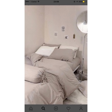 BỘ CHĂN GA GỐI COTTON TICI CAO CẤP ( CHĂN ĐÃ TRẦN BÔNG) BE TRƠN - ĐỦ KÍCH THƯỚC