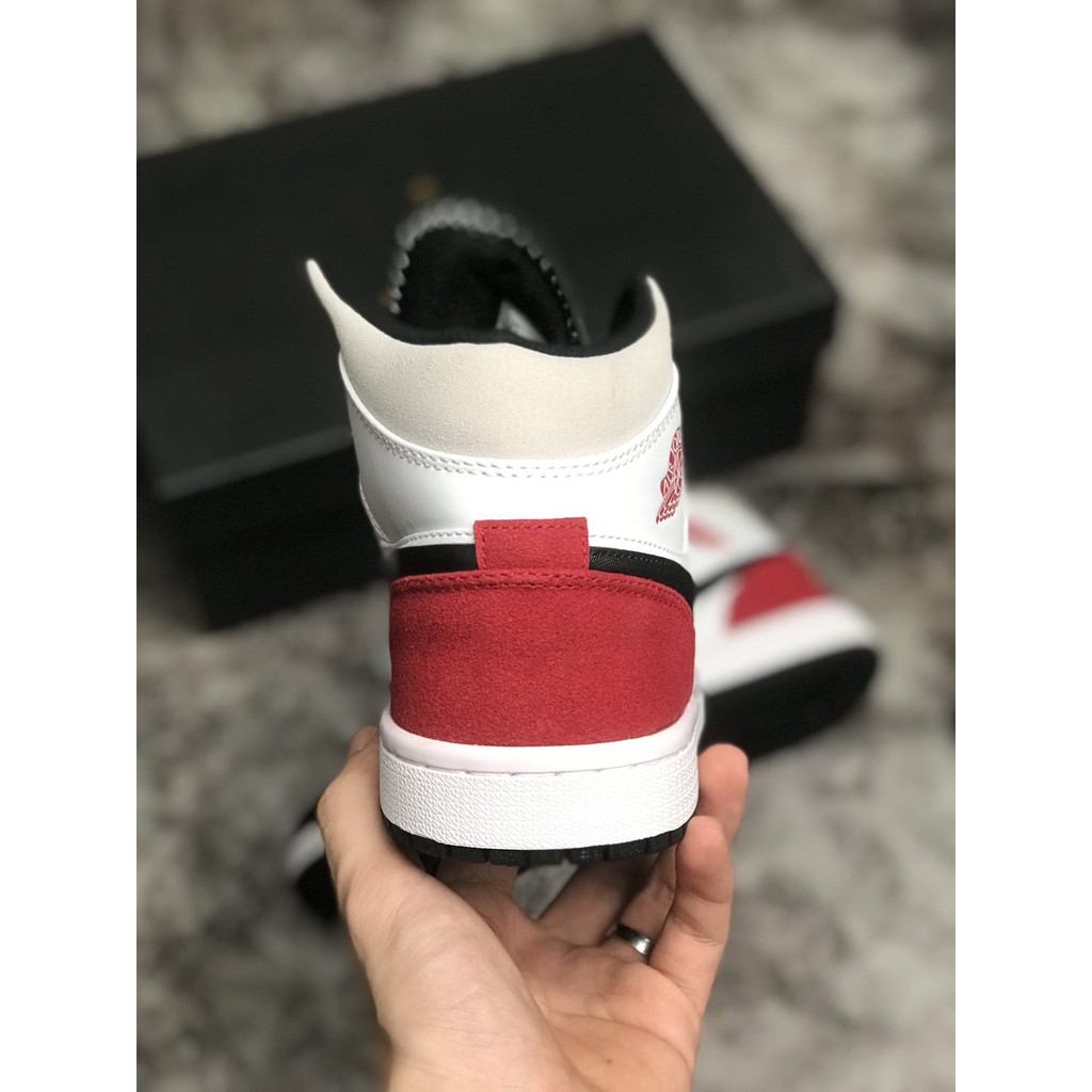 [KELLY SNEAKERS] GIÀY JORDAN 1 MID SE RED BLACKTOE