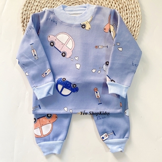 [BẢNG 2] BỘ NỈ BÔNG CỔ CHUI CHO BÉ (5-14.5KG) (SP000729)
