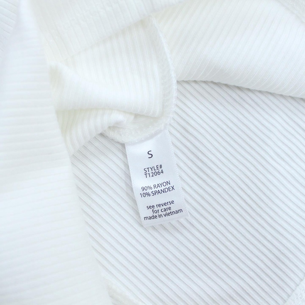 Q9385 - 	Áo thun gân 2 dây croptop Active USA, trơn