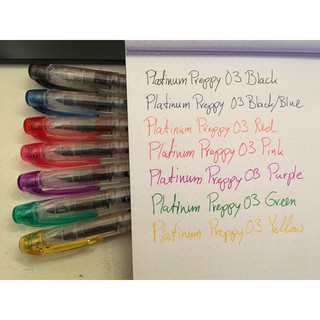 Bút máy Platinum Preppy 0.3 (nét 0.3mm) (kèm ống mực cùng màu)