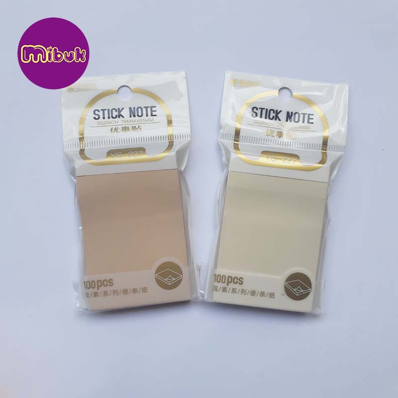 Giấy ghi chú 100 tờ khổ dọc 76x51mm giấy note pastel M&G