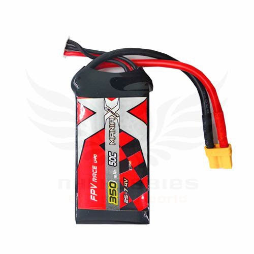 Pin Lipo Mania-X 7.4V 2S 350mAh 50C FPV Race