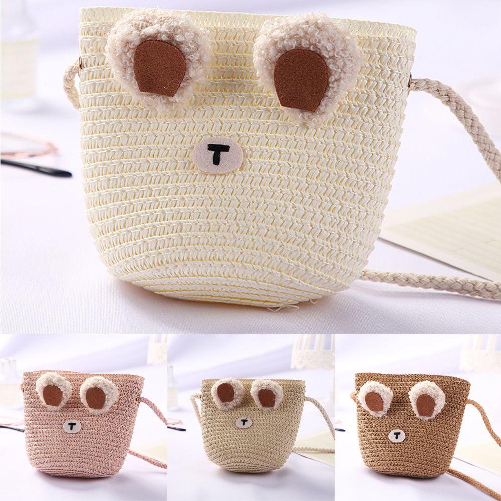 UUMIR Túi Cói Đeo Chéo Handmade Thời Trang Cho Bé