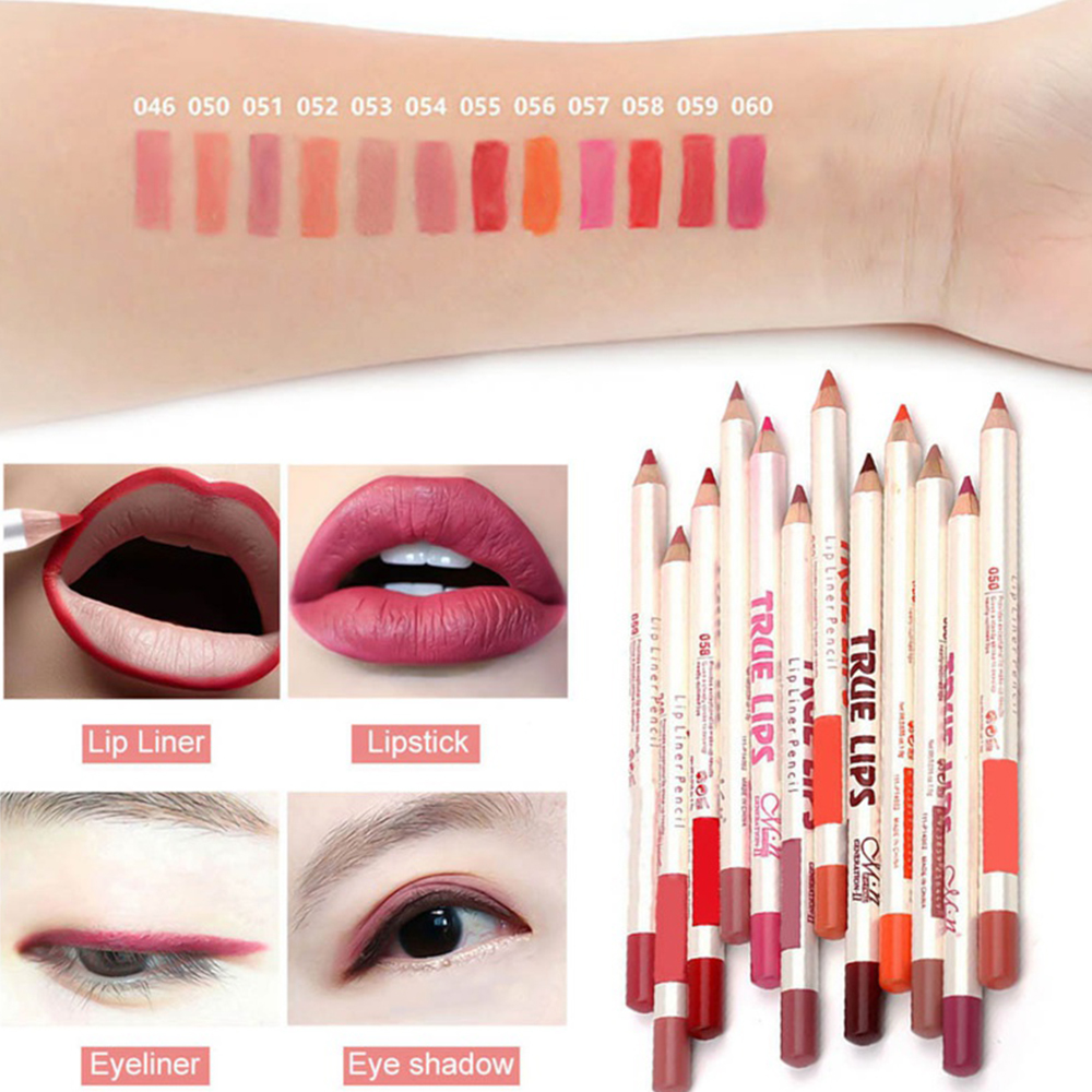 (Hàng Mới Về) Set 6 Chì Kẻ Viền Môi Chống Thấm Nước Và Lâu Trôi Cao Cấp | BigBuy360 - bigbuy360.vn