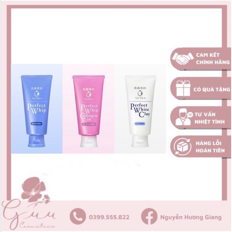 Sữa rửa mặt Senka Perfect Whip Nhật Bản