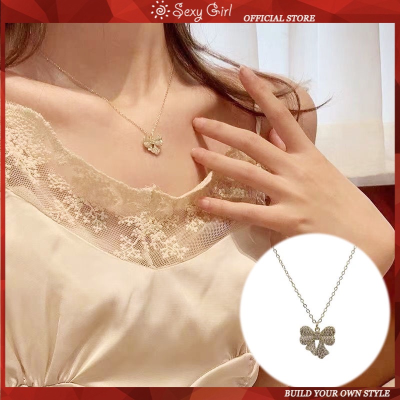 Vòng Cổ Mặt Nơ Sang Trọng Thời Trang Quyến Rũ 2022