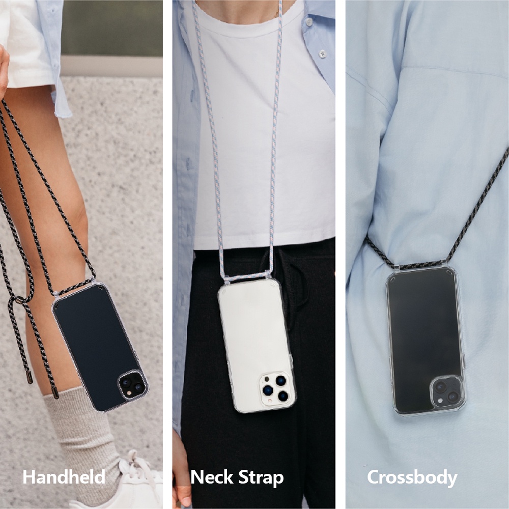 Switch Easy Play Lanyard Clear Case cho iPhone 14 14 Plus 14 Pro 14 Pro Max   Vỏ iPhone có dây đeo có thể điều chỉnh & Nắp máy ảnh