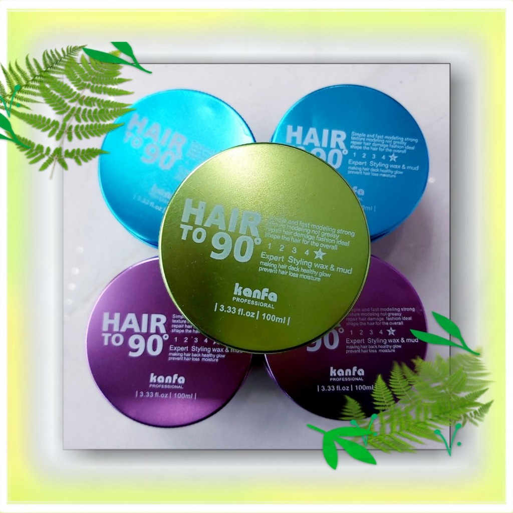 Sáp Vuốt Tóc HAIR TO 90º Expert Styling wax & mud kanfa ( 100ml)
