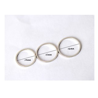  Nhẫn Trơn B142 Kiểu Dáng Đơn Giản Cá Tính