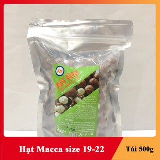 Hạt Macca Đặc Sản Đăk Lăk Nguyên Vỏ Sấy Loại 1 (Size 19 - 22mm) Giá Tốt Túi 500g