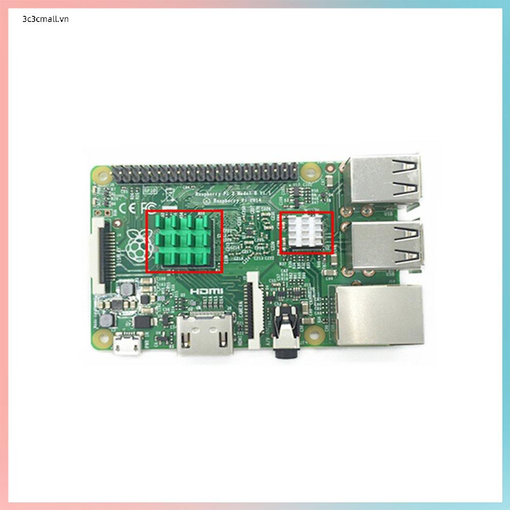 ✨chất lượng cao✨Raspberry Pi 3 2B 3B B+ With Pure Copper Aluminum Heat Sink 3 Pieces