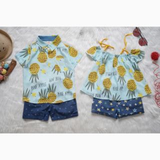 Combo 4b quần áo cho bé trai, gái