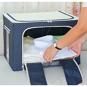 Túi Đựng Quần Áo Khung Thép 66L - 100L Gấp Gọn Tiện Lợi, Bảo Quản Quần Áo Bền Đẹp 88306 Lavio Store