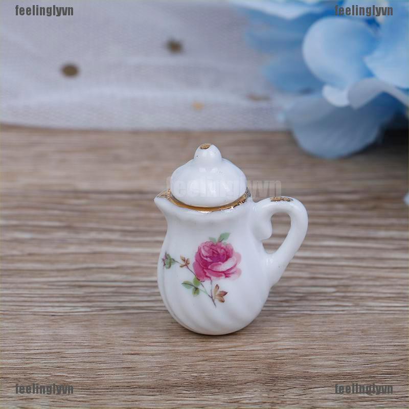 ❤TOP❤ Set 15 tách uống trà mini tỉ lệ 1 : 12 cho nhà búp bê ❤YO