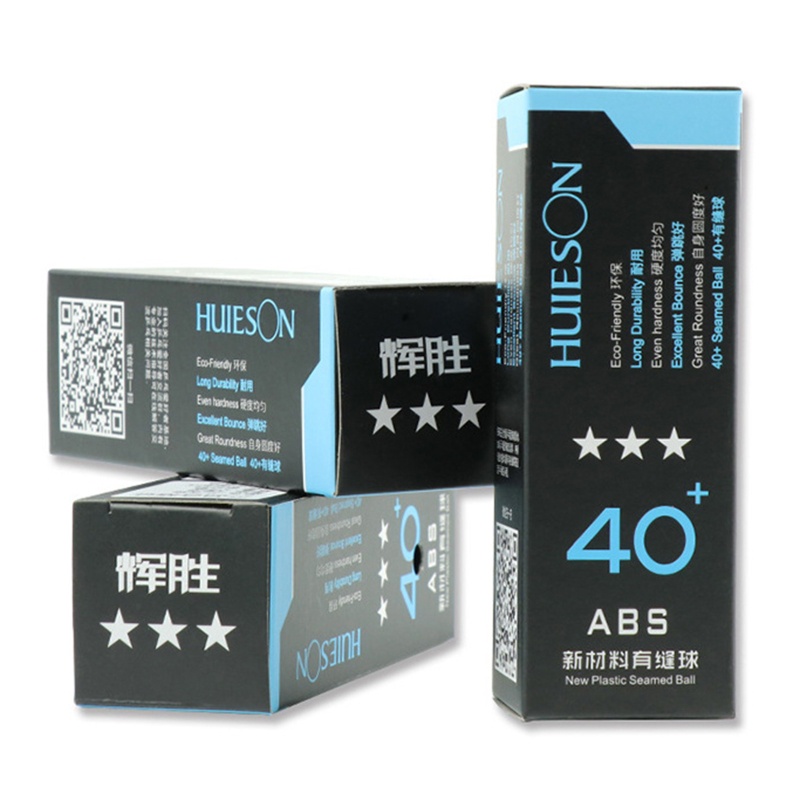 Bộ 3 Quả Bóng Bàn Màu Trắng / Cam Kích Thước 40mm + Ba Ngôi Sao Chuyên Nghiệp