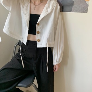[SẴN] Áo khoác nữ croptop Ulzzang AKV4