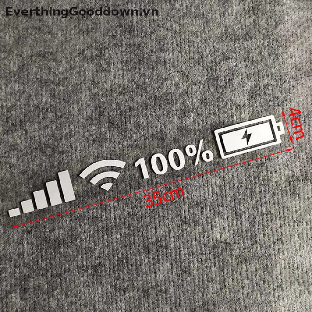 Everthinggooddown Sticker Vinyl Dán Kính Chắn Gió Xe Hơi In Hình Vui Nhộn