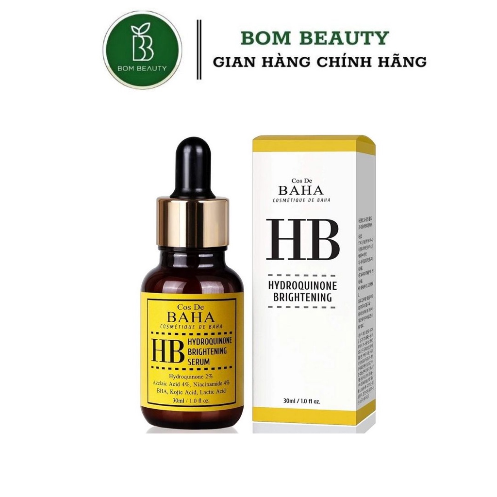 Serum Cos De Baha sáng da và mờ nám HB Hydroquinone Brightening