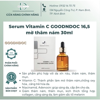 Serum vitamin c goodndoc dưỡng trắng da, chống lão hóa - goodndoc vitamin c 16.5 daily whitening serum 30ml