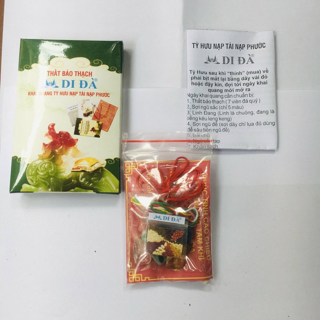 Thất bảo thạch khai quang tỳ hưu dùng cho phong thủy
