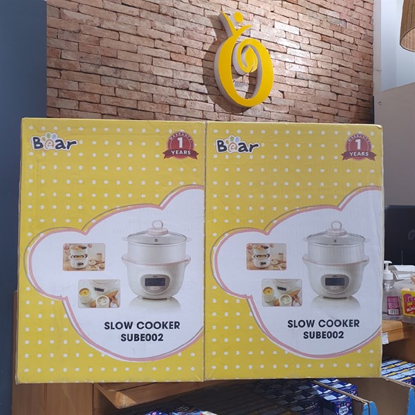 Nồi nấu chậm Bear Sube002 1,6l bản quốc tế bảo hành 18 tháng