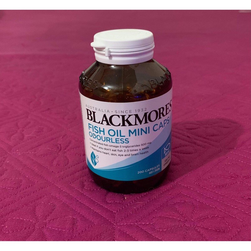 blackmore fish oil minicaps odourless