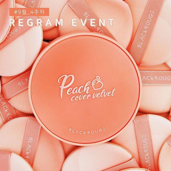 Phấn Nước Black Rouge Peach Cover Velvet Cushion đủ tone | BigBuy360 - bigbuy360.vn