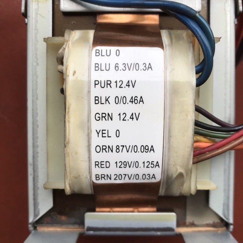 biến áp nguồn amply đèn