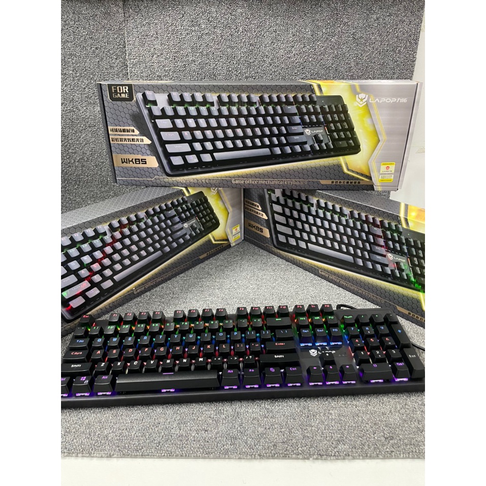 Bàn Phím Cơ Có Dây LAPOP WK85