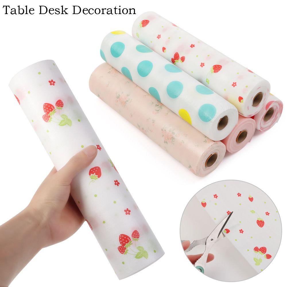 Tấm Lót Ngăn Kéo Tủ Chén/Ngăn Kéo Bảo Vệ Kháng Nước/Dầu Chất Liệu Bền Trang Trí Bàn Bếp/Tủ Chén Nhà Bếp