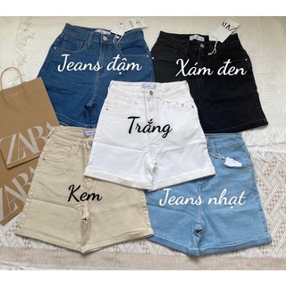 Quần zr short lật lai lưng siêu cao