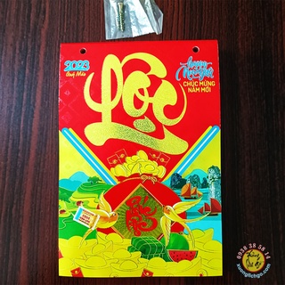 Bloc lịch đại 2023, kích thước 14.5 x 20.5cm, chữ to số lớn rõ ràng, dùng gắn vào các loại bìa lịch treo tường