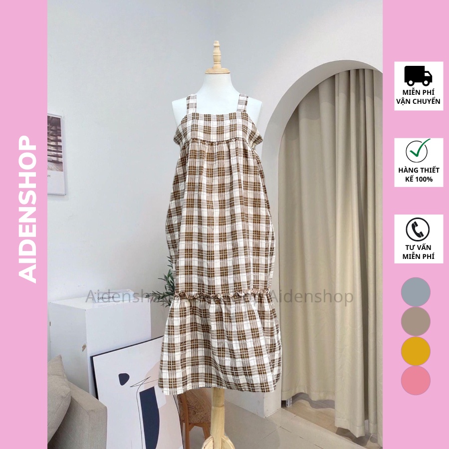 Váy bầu mùa hè xinh Aidenshop đầm bầu thiết kế mặc nhà