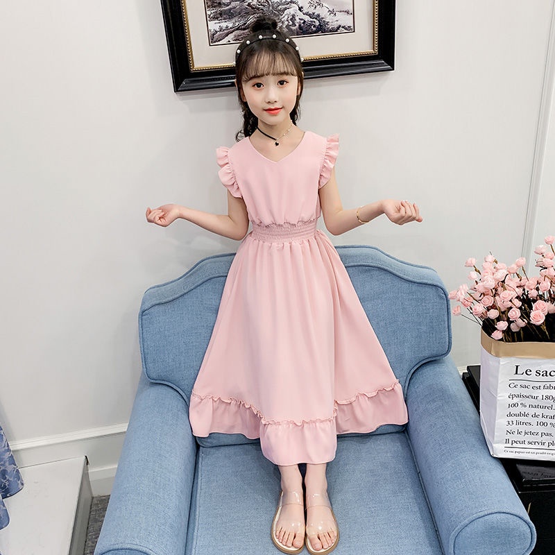 Đầm Công Chúa Màu Hồng Dễ Thương Cho Bé Gái Từ 1 Đến 2 Đến 3-4 Đến 5 Đến 6 Đến 7 Đến 8 Đến 9 Đến 10-11 Đến 12 Tuổi 2022 Mới