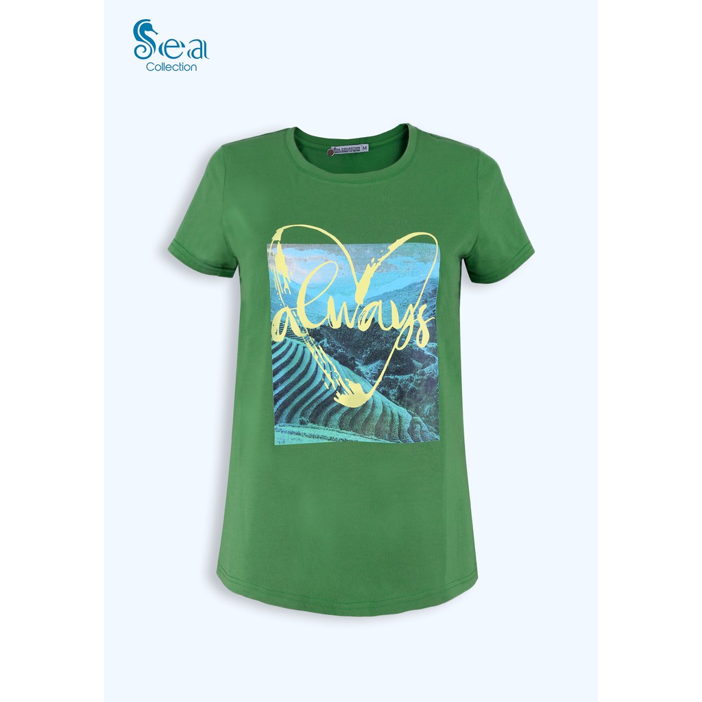 Áo Thun Nữ Ngắn Tay In Hình 10030 Sea Collection