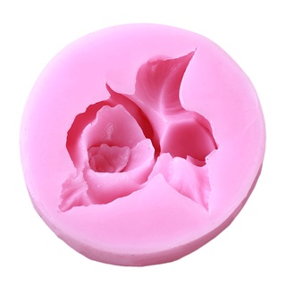 Silicone Mold Rose Shape Cake Mould Chocolate Stencil Candy Baking Decoration